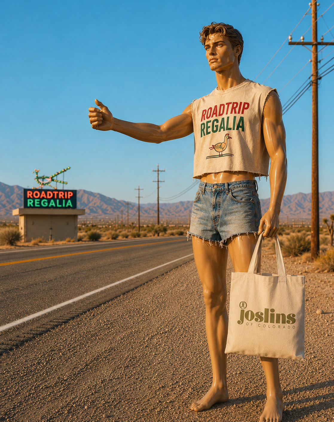 Totally Joslin’s Colorado Tribute - Double Sided Natural Tote Bag