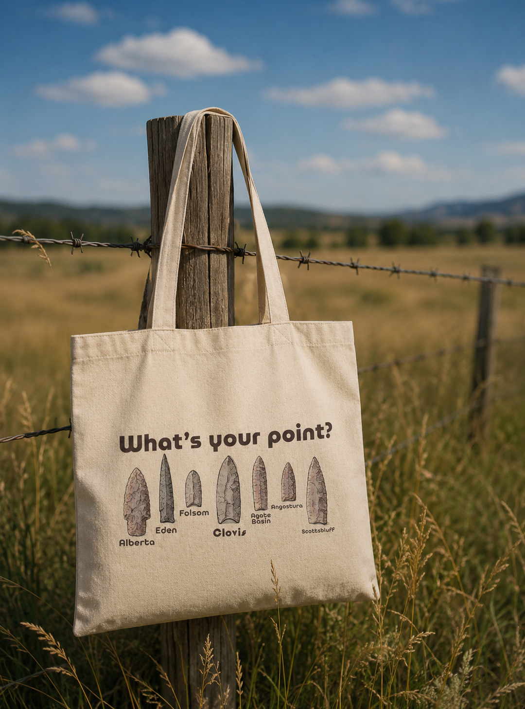 Totally Whats Your Point Handy Dandy Bag | Double-sided Tote