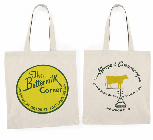 Totally Creamy Buttermilk Corner Cheese Monger Canvas Tote Bag