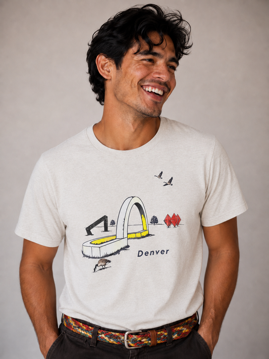 Hidden in Plain Sight Burns Park Sculpture Garden Denver Vintage Intersection Tee