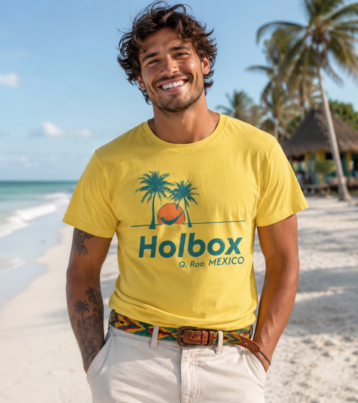 Holbox Quintana Roo Mexico Vintage 1980s T-Shirt | Generic Mexicana Souvenir