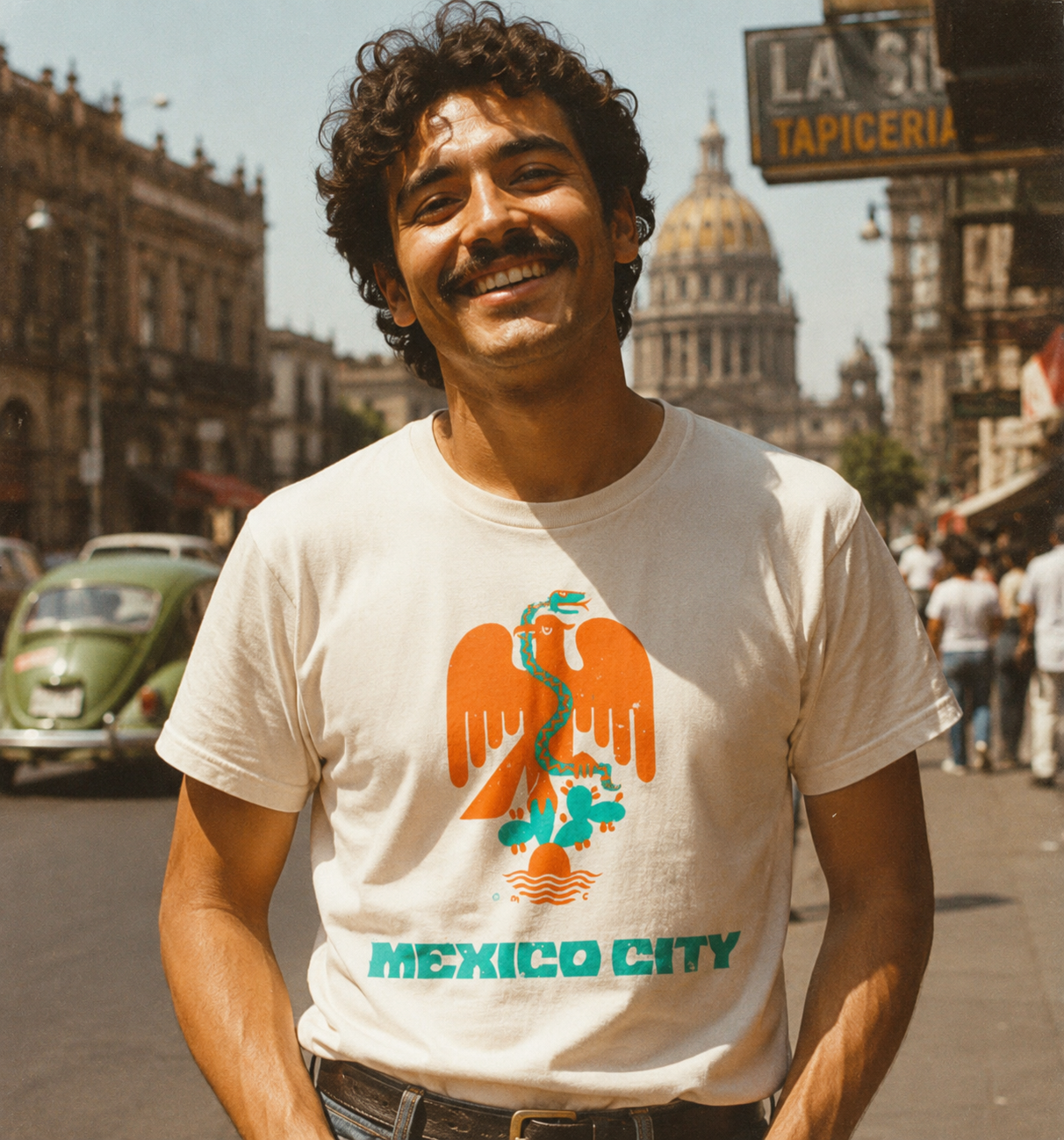Mexico City Eagle Snake Cactus Bodega Tee | Ciudad Mexico CDMX Souvenir