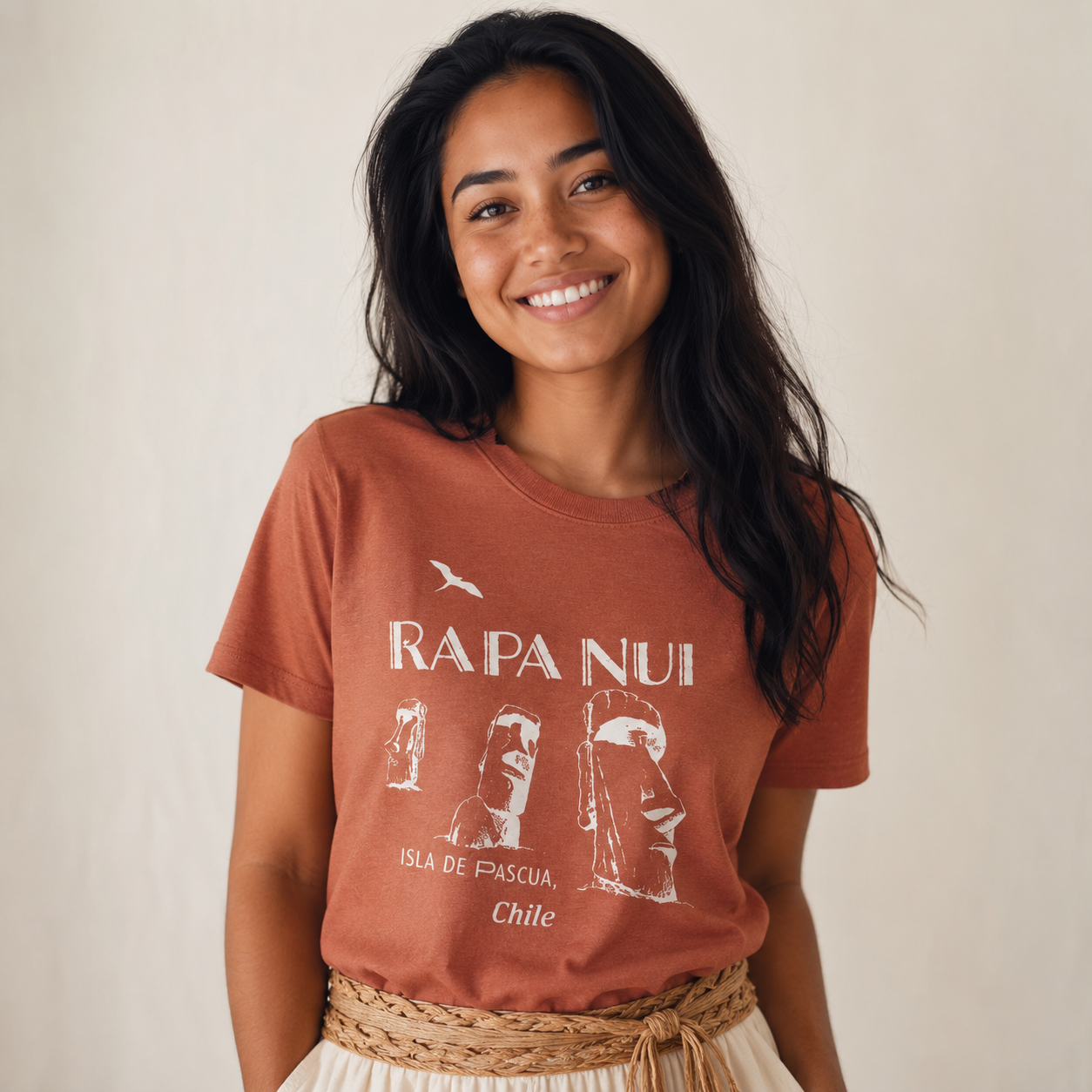Rapa Nui Chile Isla de Pasqua Easter Island Vintage Souvenir T-Shirt