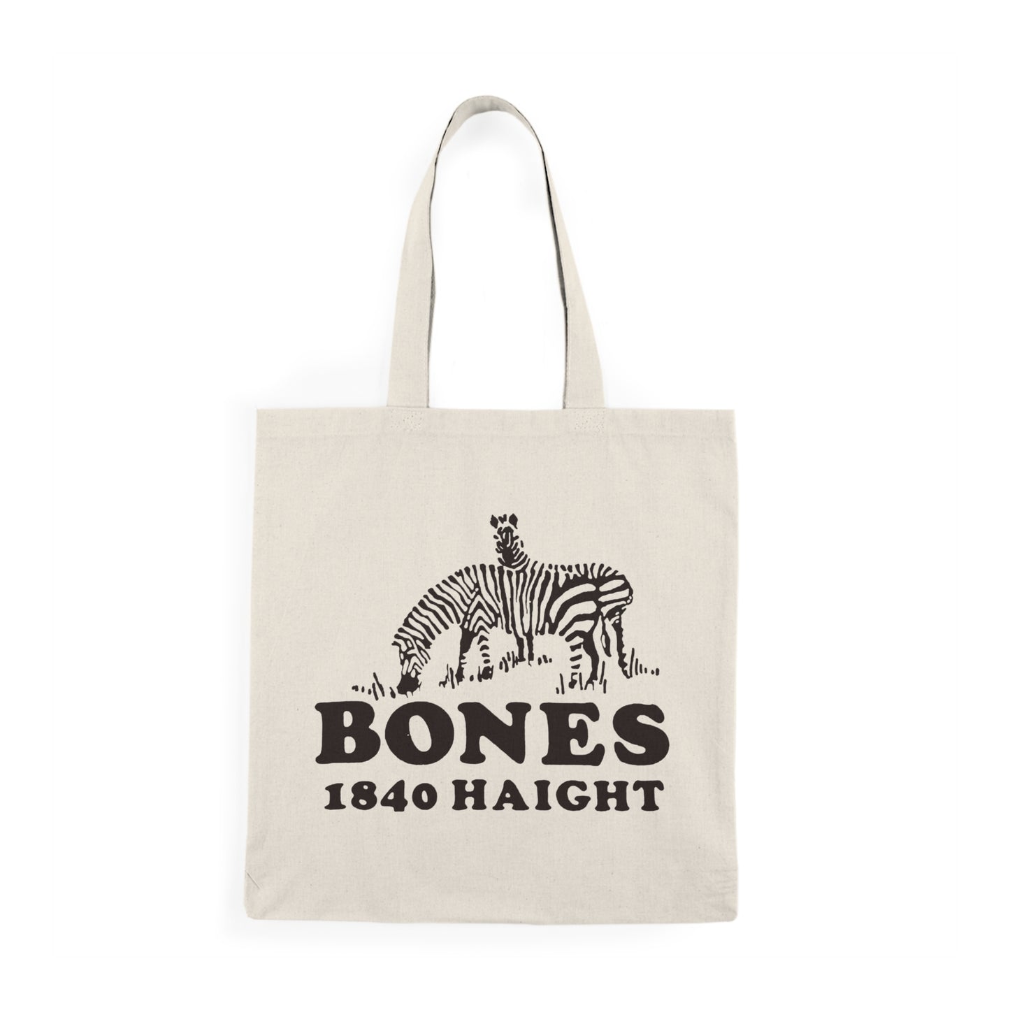 Bones & Painted Pony Tribute Tote Bag — Ancient Gay Bar Double‑Sided Canvas Tote