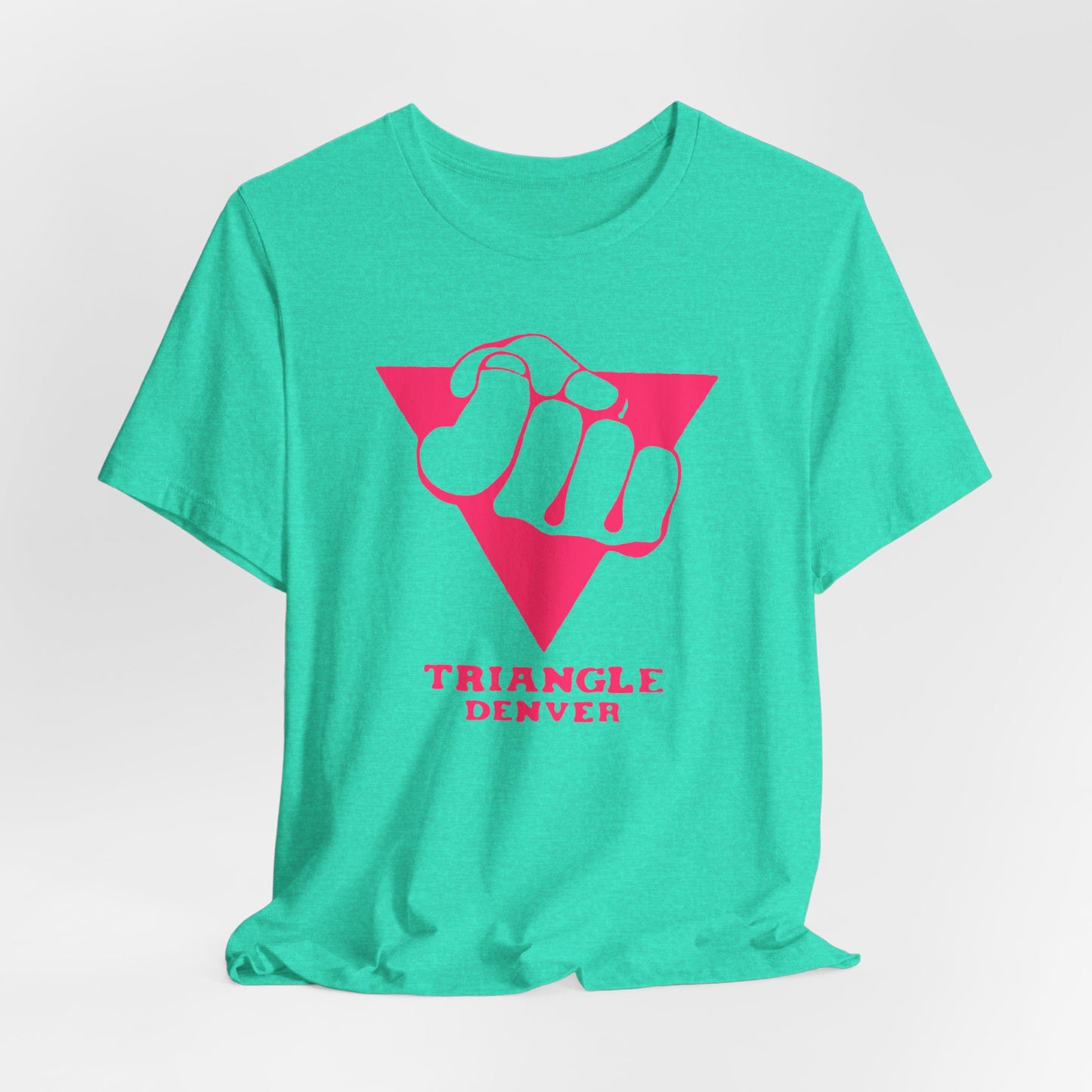 Triangle Denver Vintage Gay Bar Pride History Tribute Tee