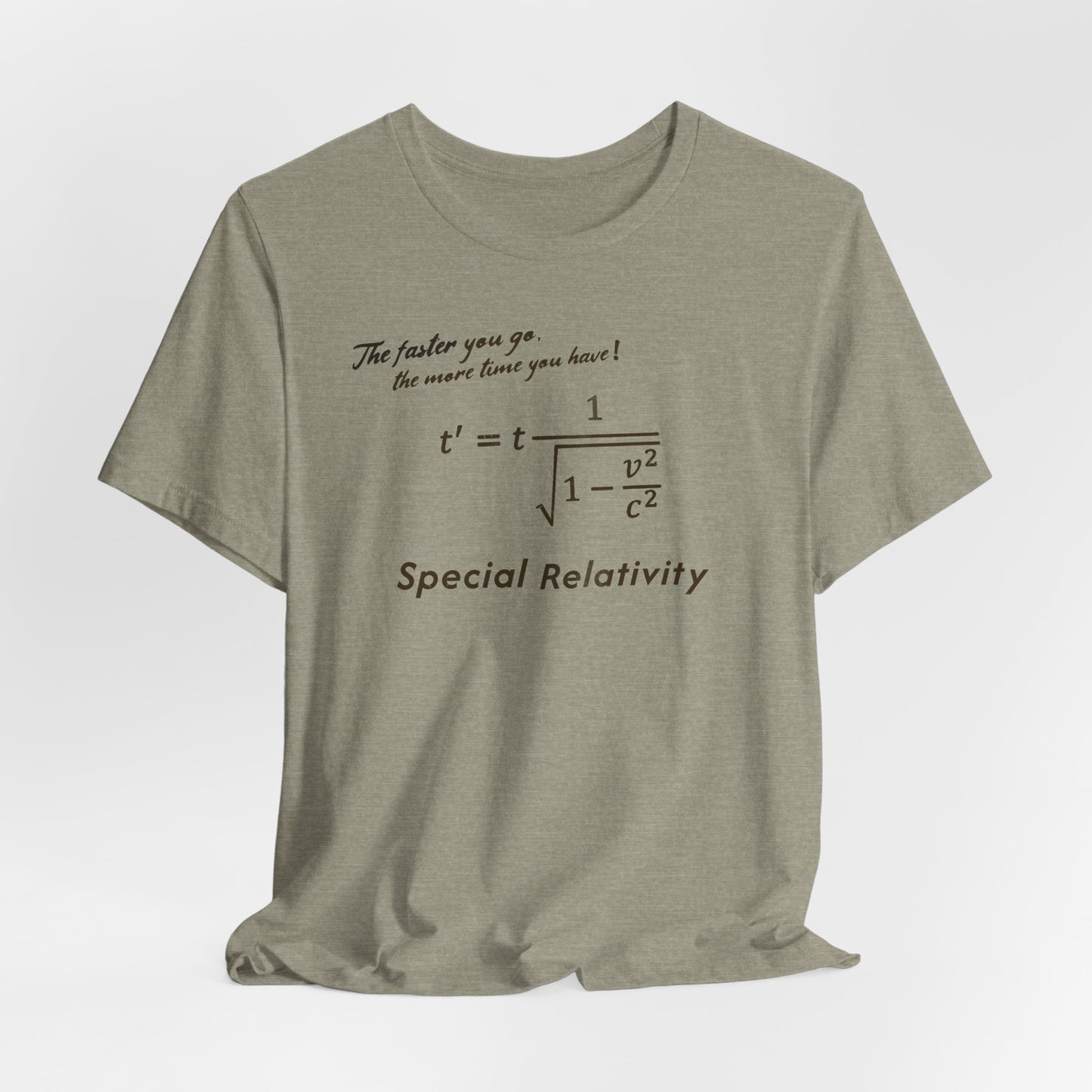 Special Relativity equation T-Shirt | Funny Physics Formula Tee