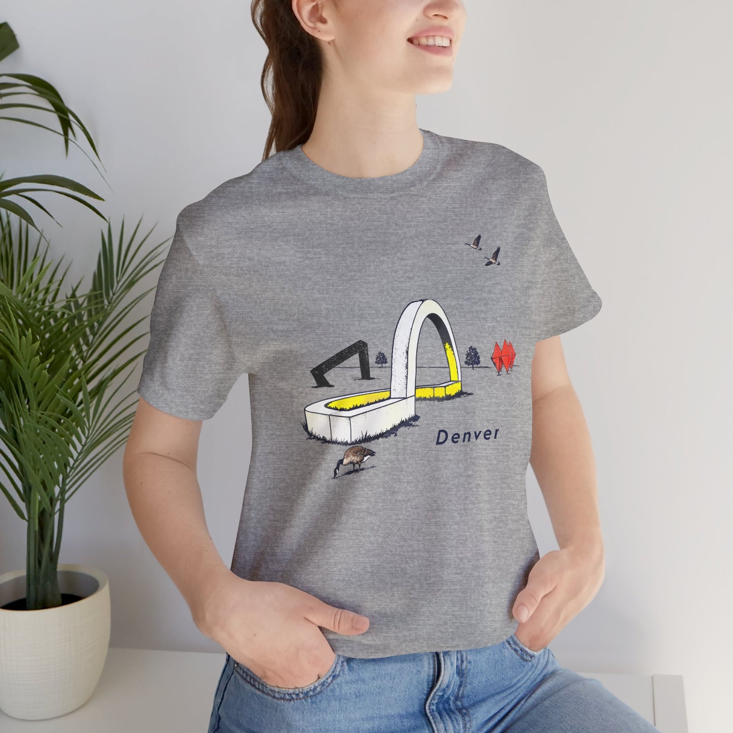 Hidden in Plain Sight Burns Park Sculpture Garden Denver Vintage Intersection Tee