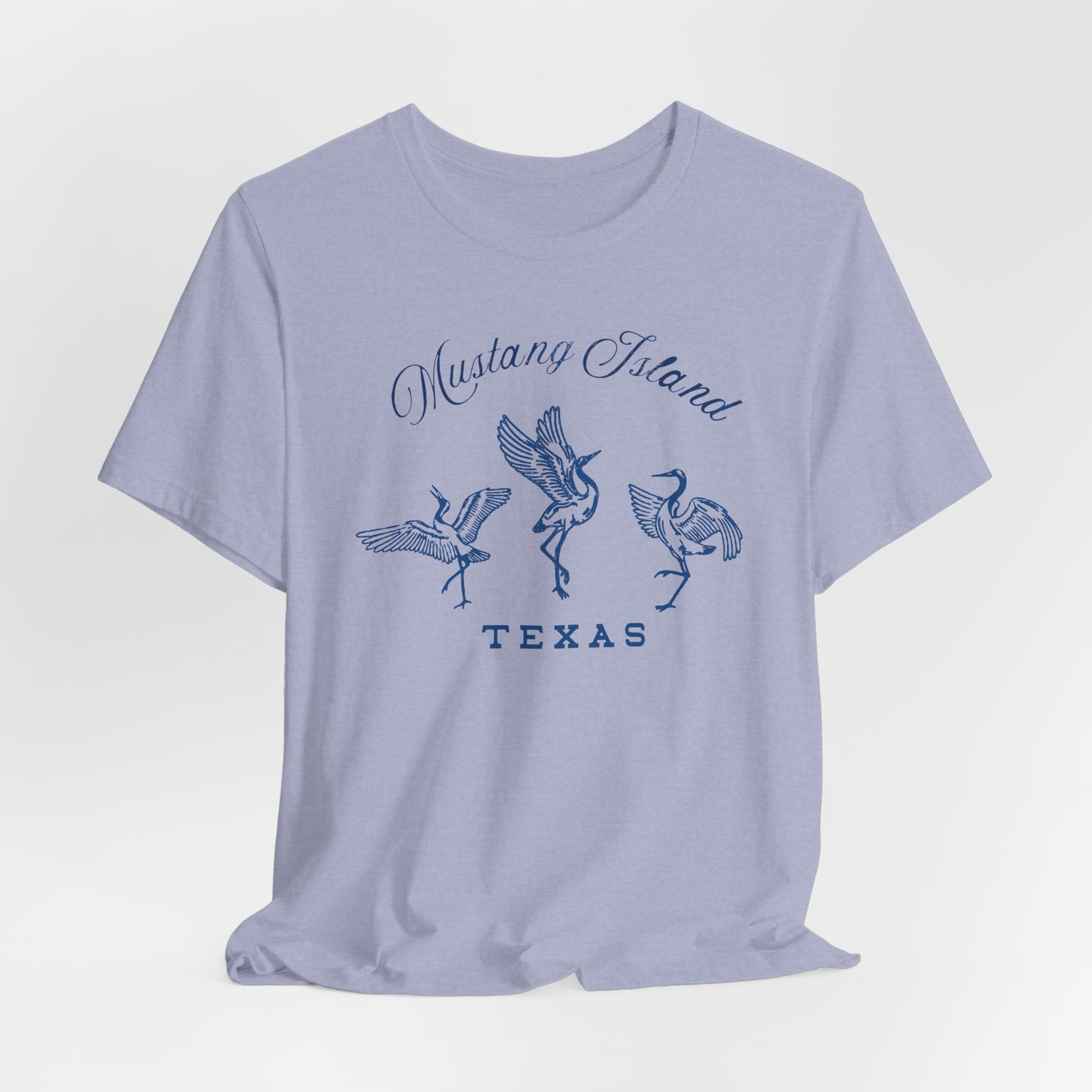 Big Whoop — Cranes of Mustang Island Tee — Texas Endangers its Wildlife Shirt