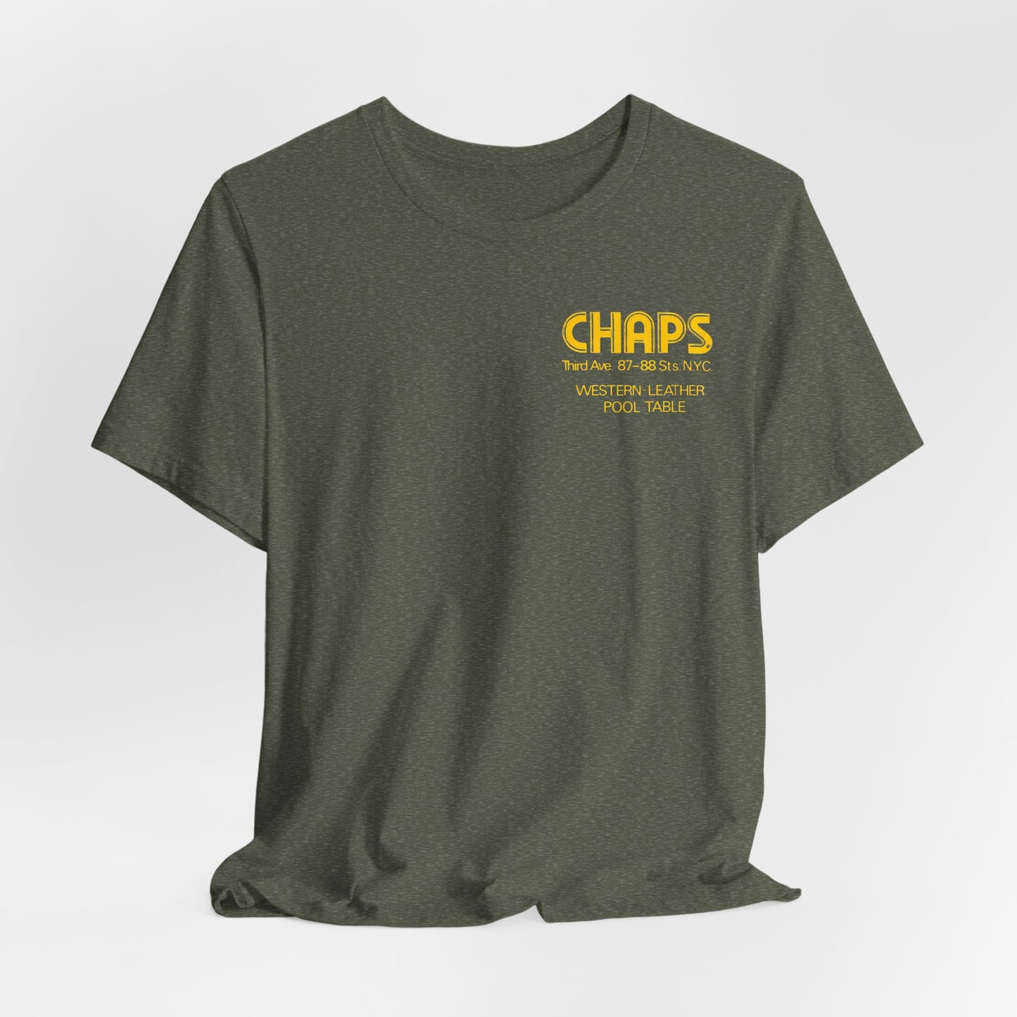 Chaps NYC New York Leather Gay Bar Vintage Tribute Pride Tee