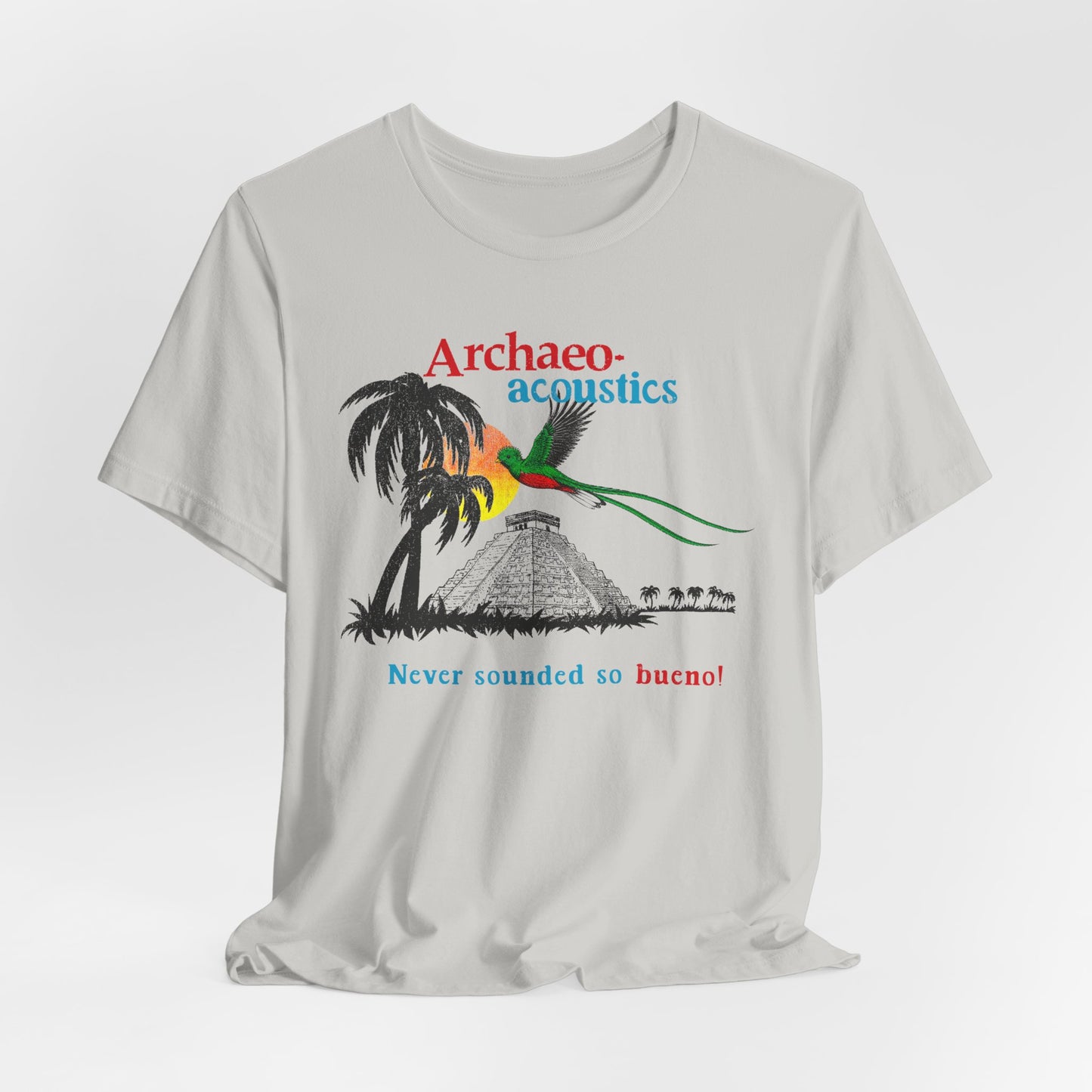 Archaeoacoustics Quetzal Chichen Itza Archaeology Mayan Vintage Tee