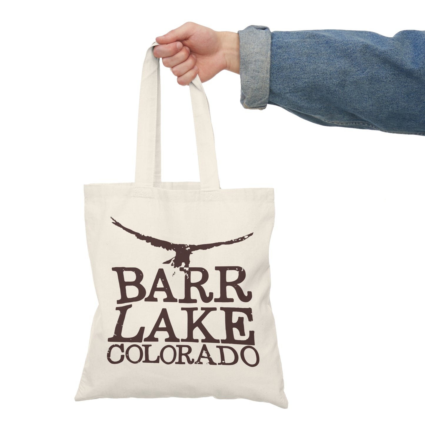 Totally Barr Lake Colorado Birders Tote Bag | Double-Sided Eagle Tote