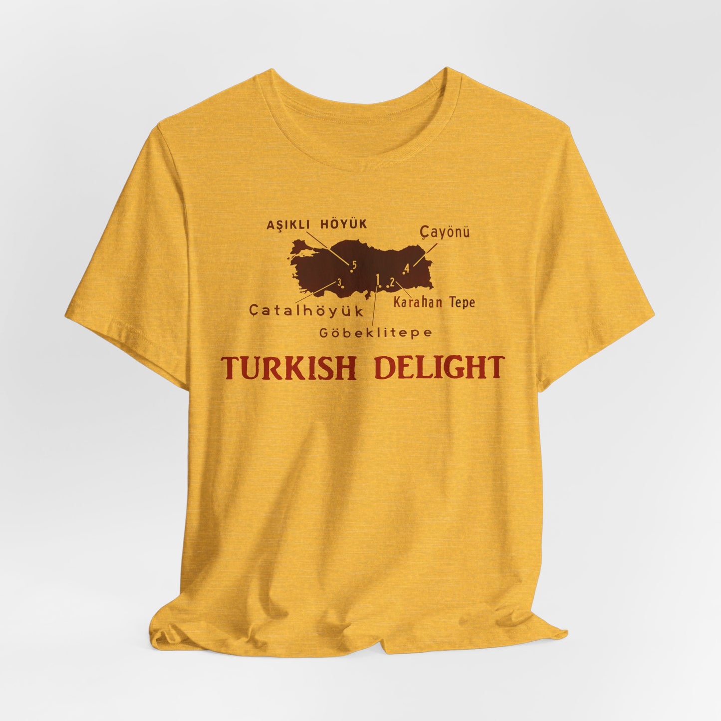 Turkish Delight Neolithic Archaeology Sites Tee | Vintage Souvenir