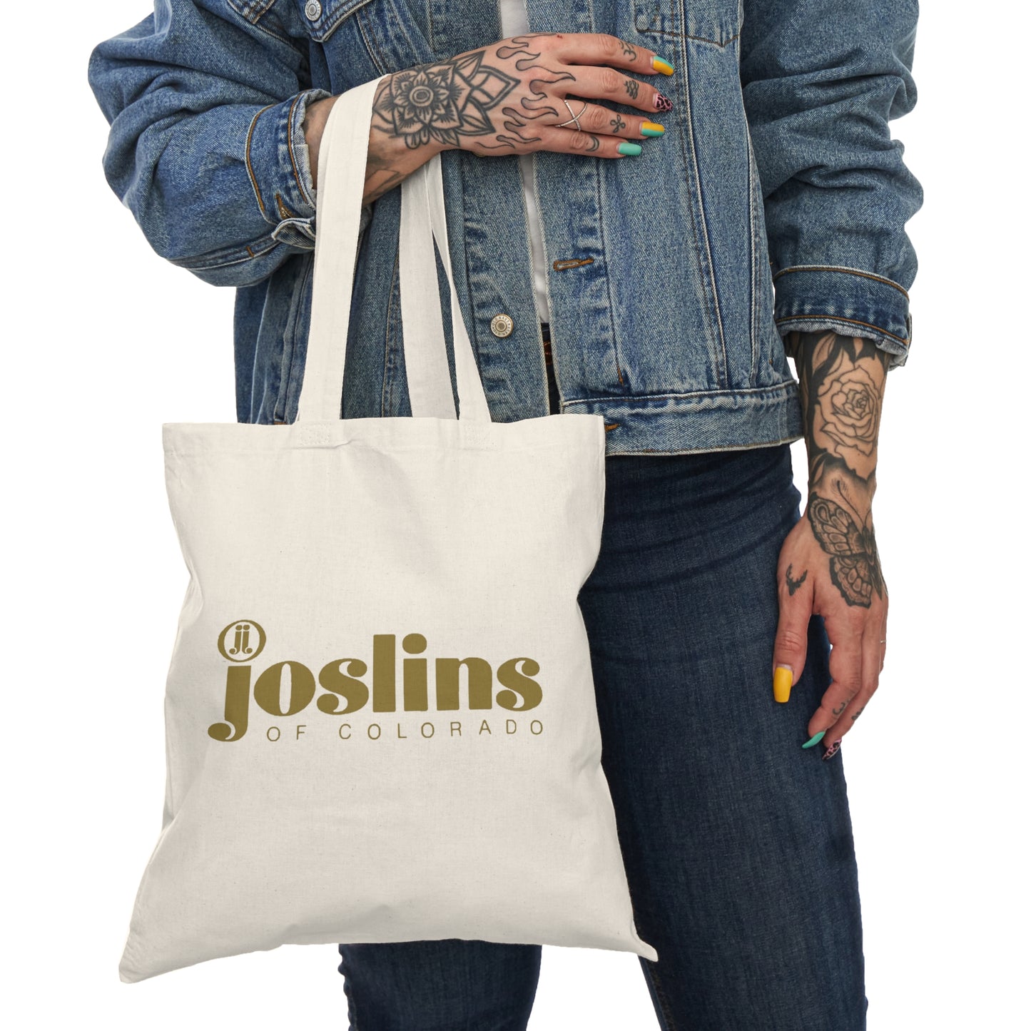Totally Joslin’s Colorado Tribute - Double Sided Natural Tote Bag
