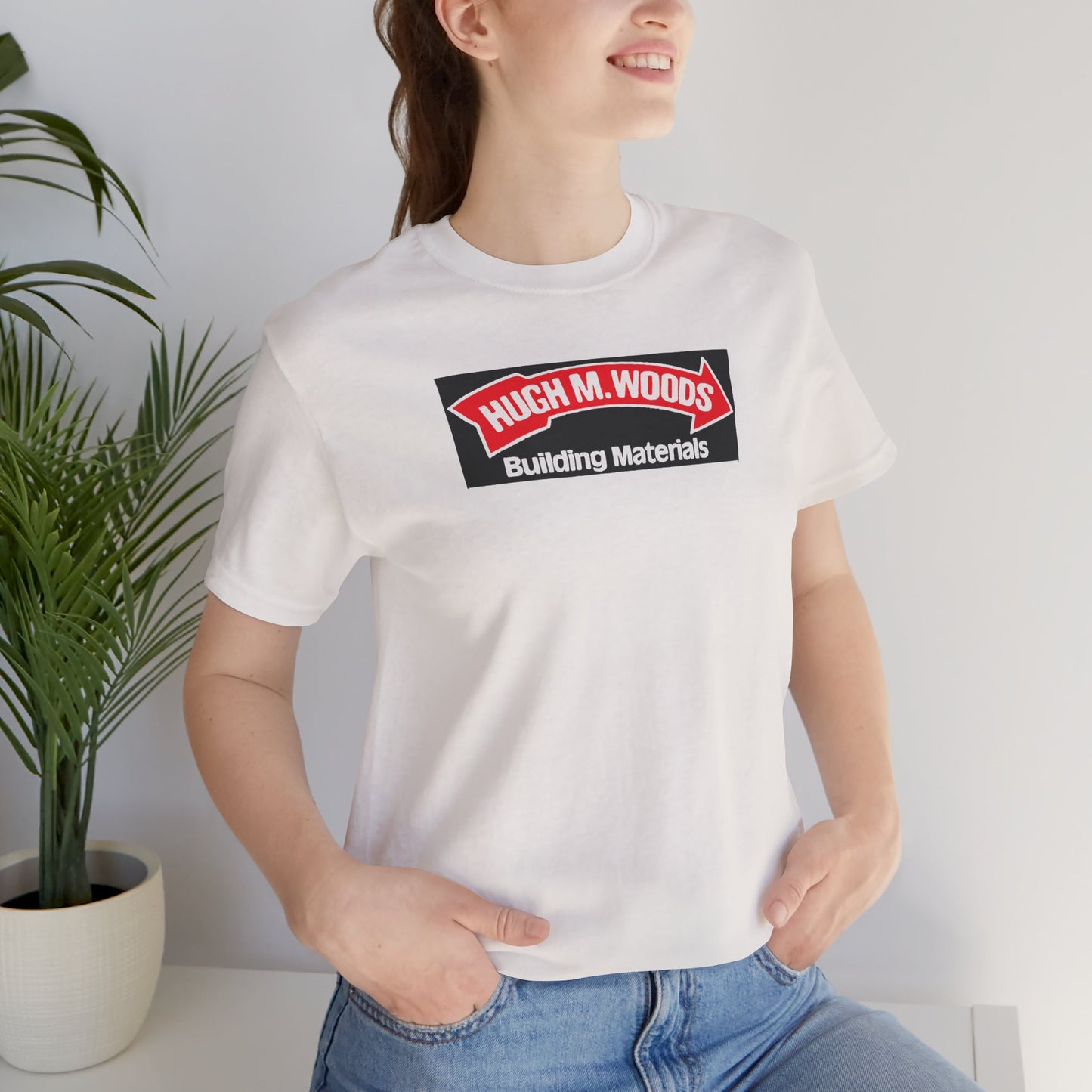 Hugh M. Woods Building Materials Denver Colorado Vintage Souvenir Work Unisex Tee