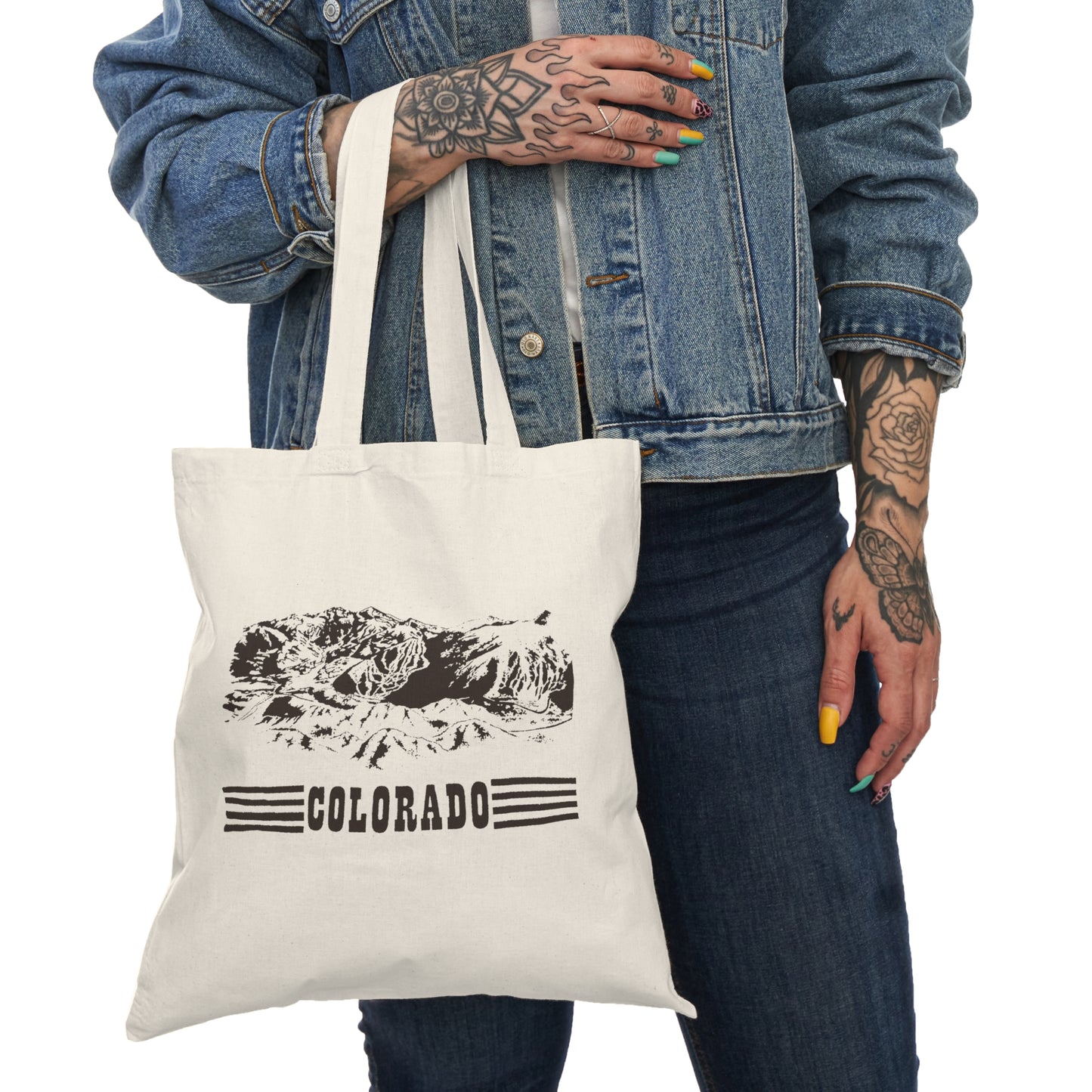 Read Banned Books Colorado 70s Sagi-quarius Horoscope Twins Roadtrip Tote Bag | Double-sided