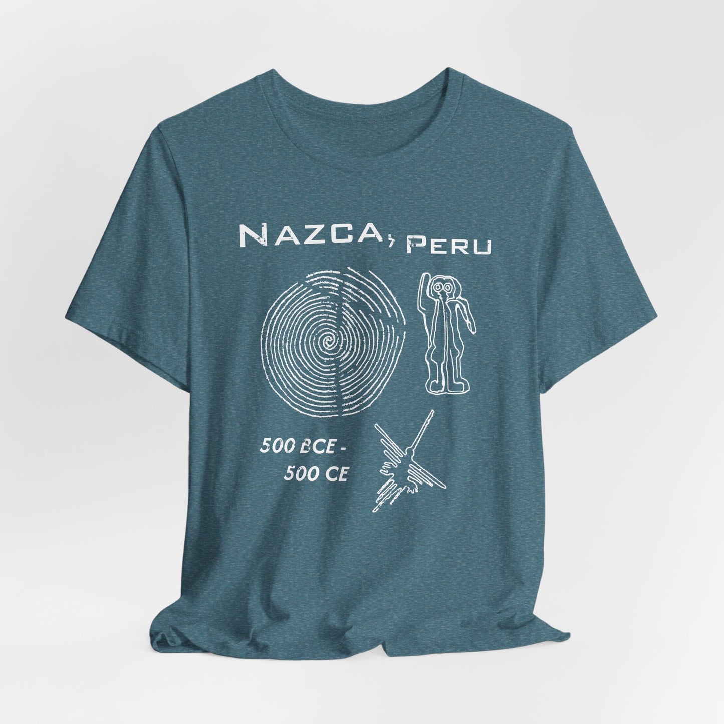 Glyphs Gone Wild—Nazca Peru Generic South Americana Souvenir Tee