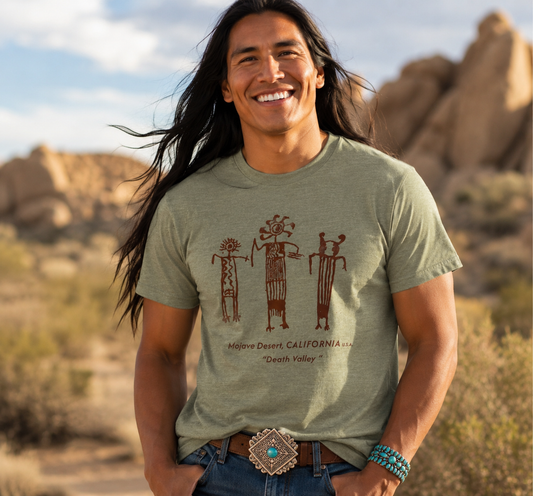 Mojave Desert Death Valley Vintage Petroglyph Souvenir Tee