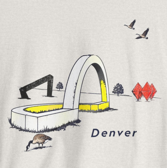 Hidden in Plain Sight Burns Park Sculpture Garden Denver Vintage Intersection Tee