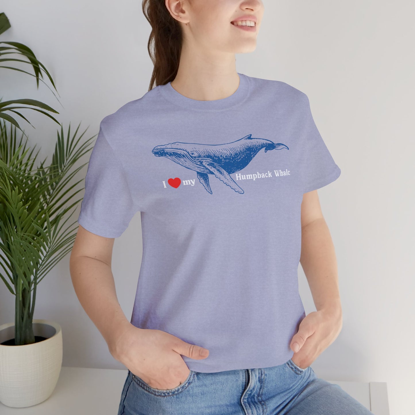 I Heart My Humpback Whale 1991 Conservation Unisex T-Shirt Ocean Lover Gift, Environmentalist Shirt, Save the Whales