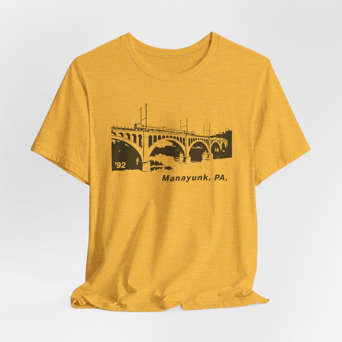 Manayunk PA Philadelphia Bridge Tee | 1992 Vintage Schuylkill Couture