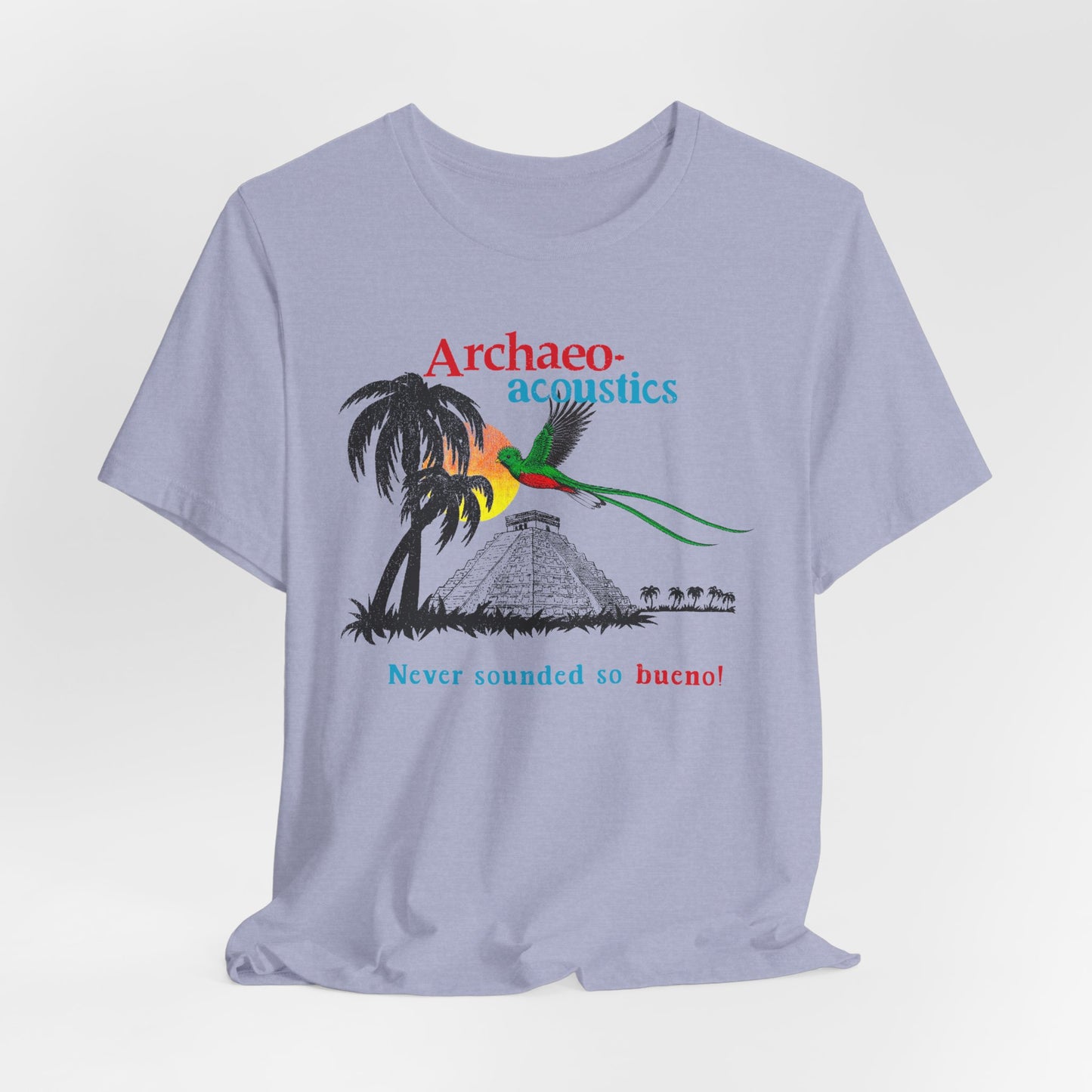 Archaeoacoustics Quetzal Chichen Itza Archaeology Mayan Vintage Tee