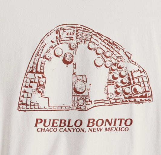 Chaco Canyon Pueblo Bonito Vintage Gas Station Souvenir T-shirt