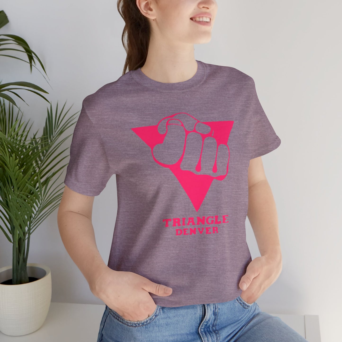 Triangle Denver Vintage Gay Bar Pride History Tribute Tee