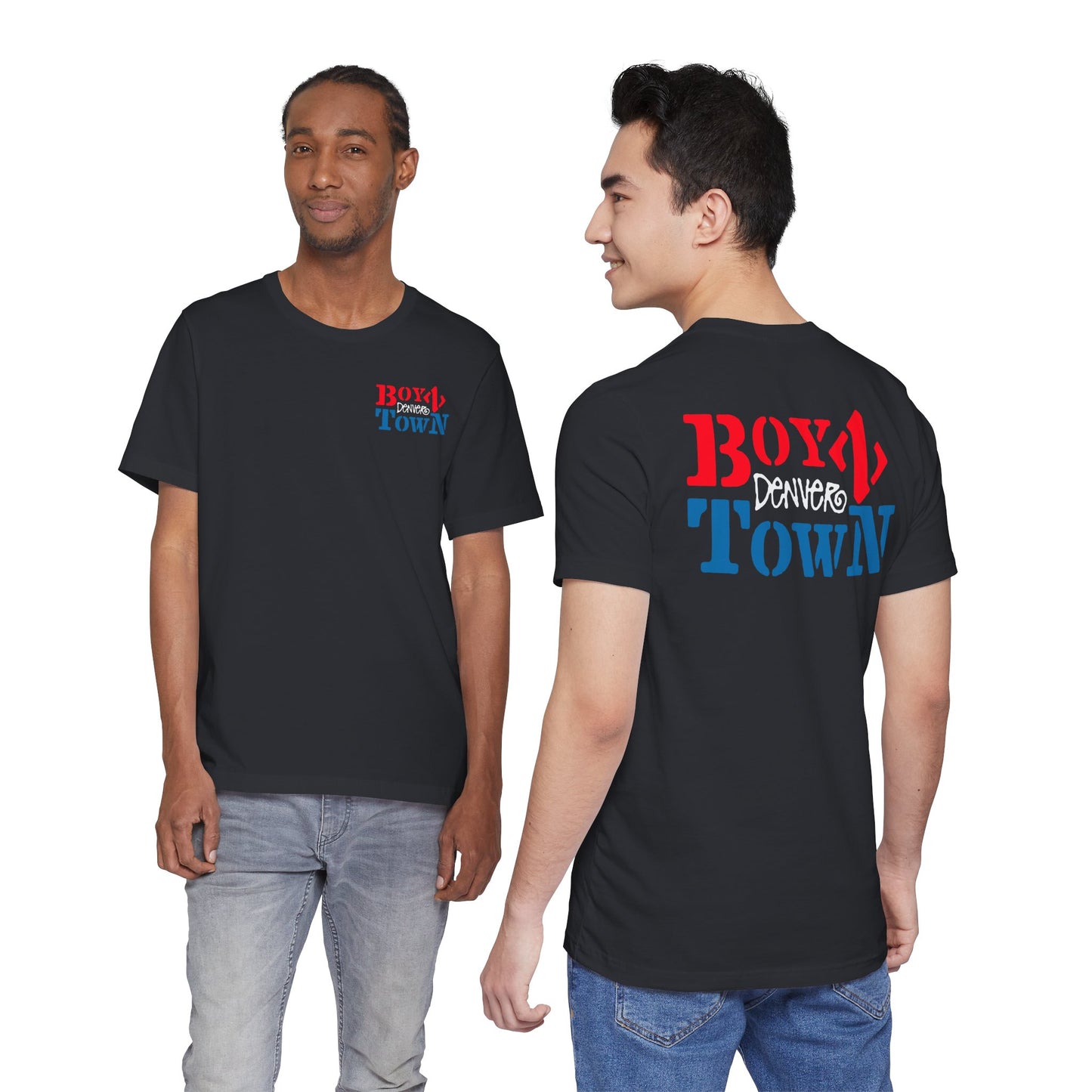 Boyz Town Denver South Broadway Tribute T-Shirt | Gay Bar Male Review