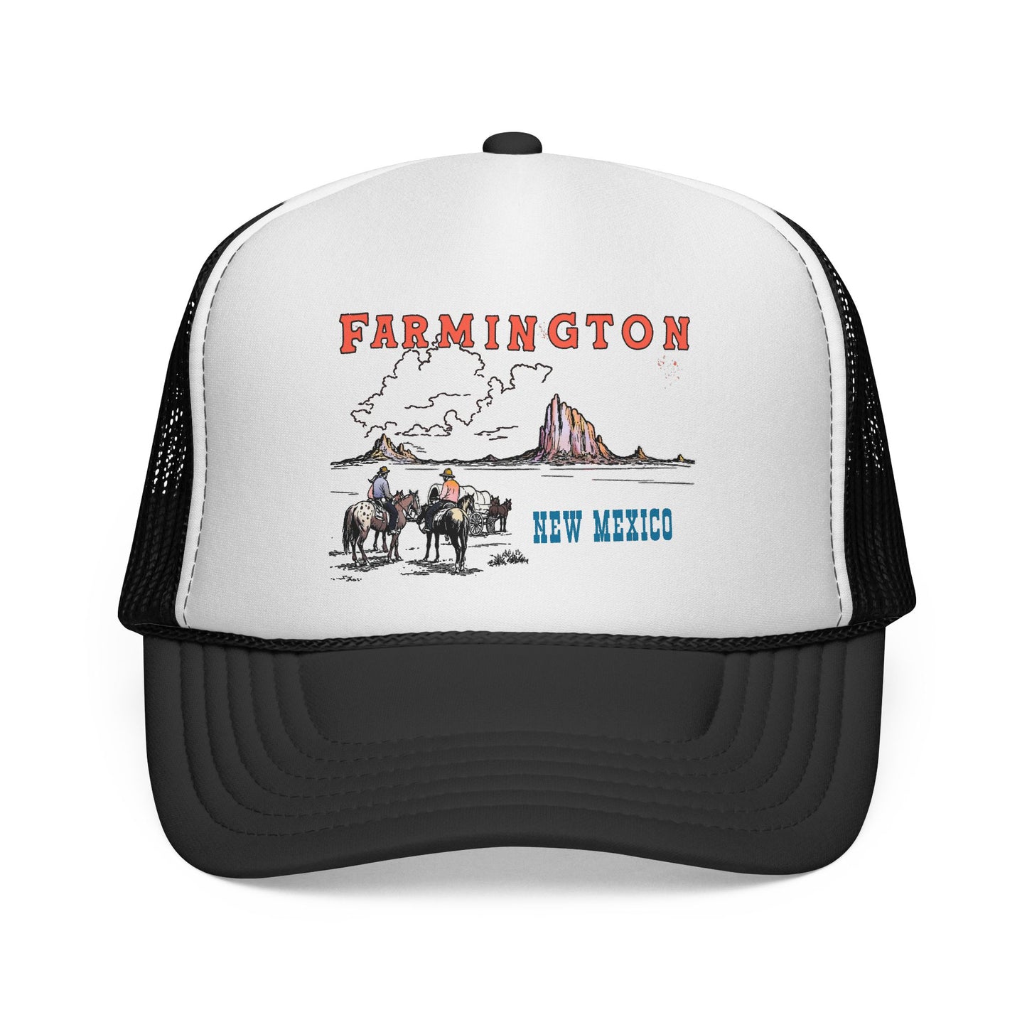 Farmington New Mexico Vintage Travel Trucker Cap