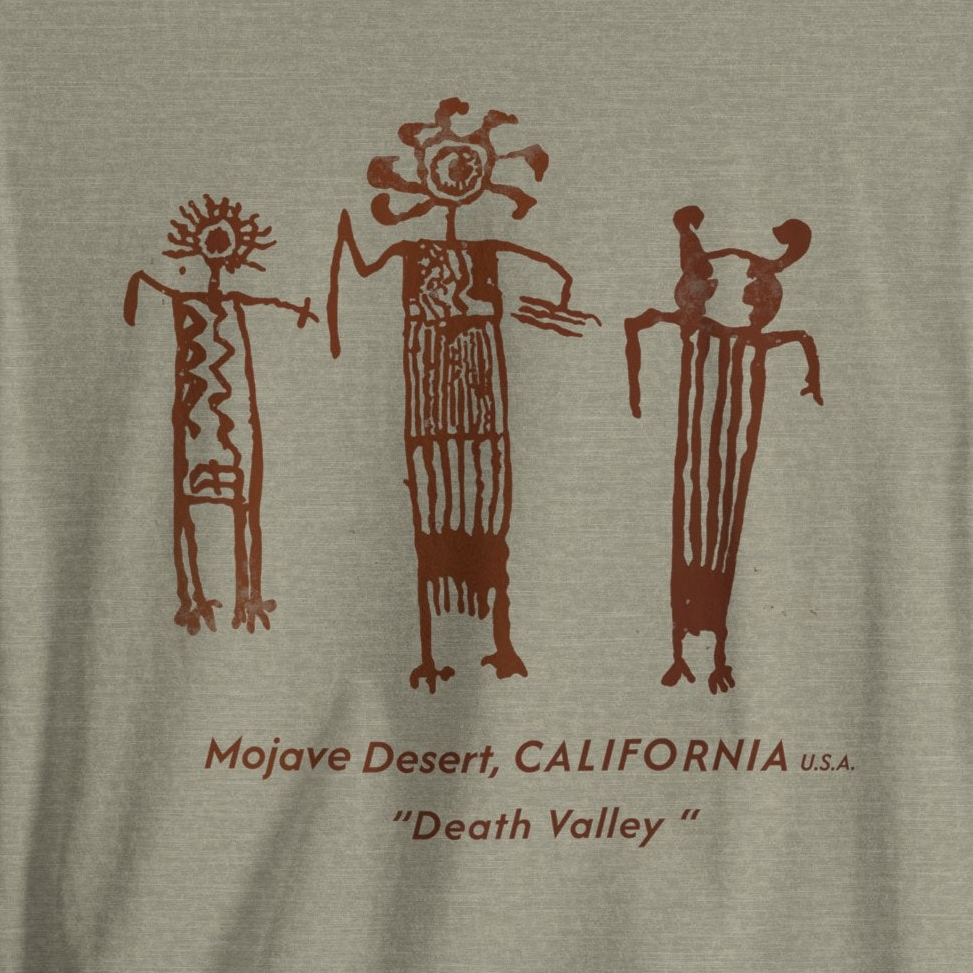 Mojave Desert Death Valley Vintage Petroglyph Souvenir Tee