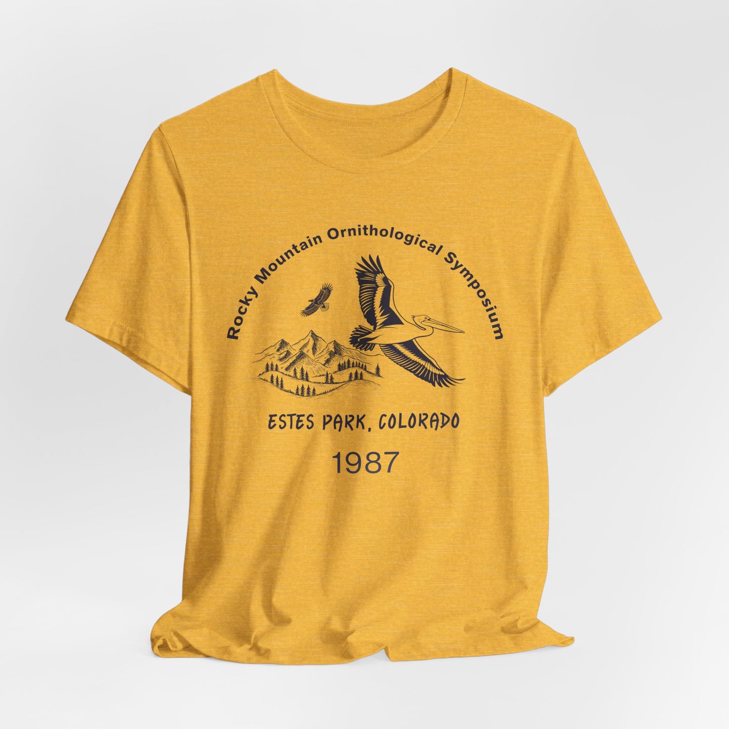 Rocky Mountain Ornithological Society 1987 Estes Park Souvenir T‑Shirt