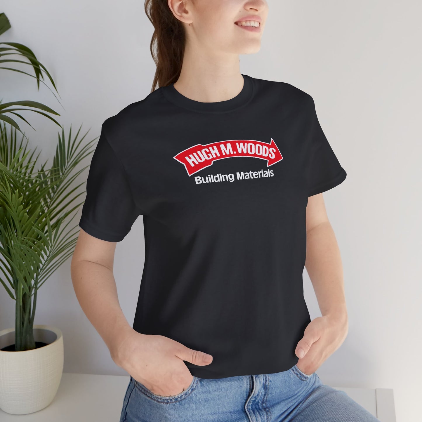 Hugh M. Woods Building Materials Denver Colorado Vintage Souvenir Work Unisex Tee