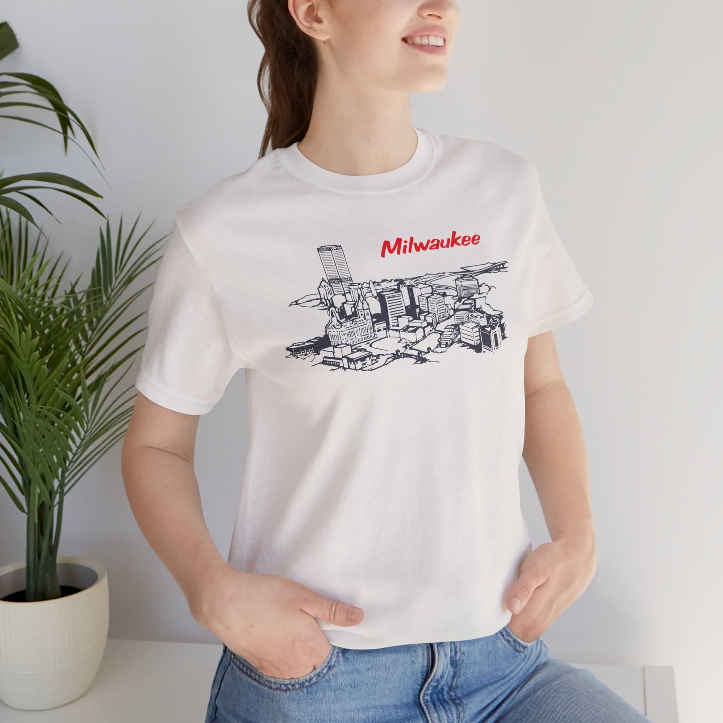 Boring Nerdy Milwaukee Generic Souvenir Tee | Perfect Basic T-shirt