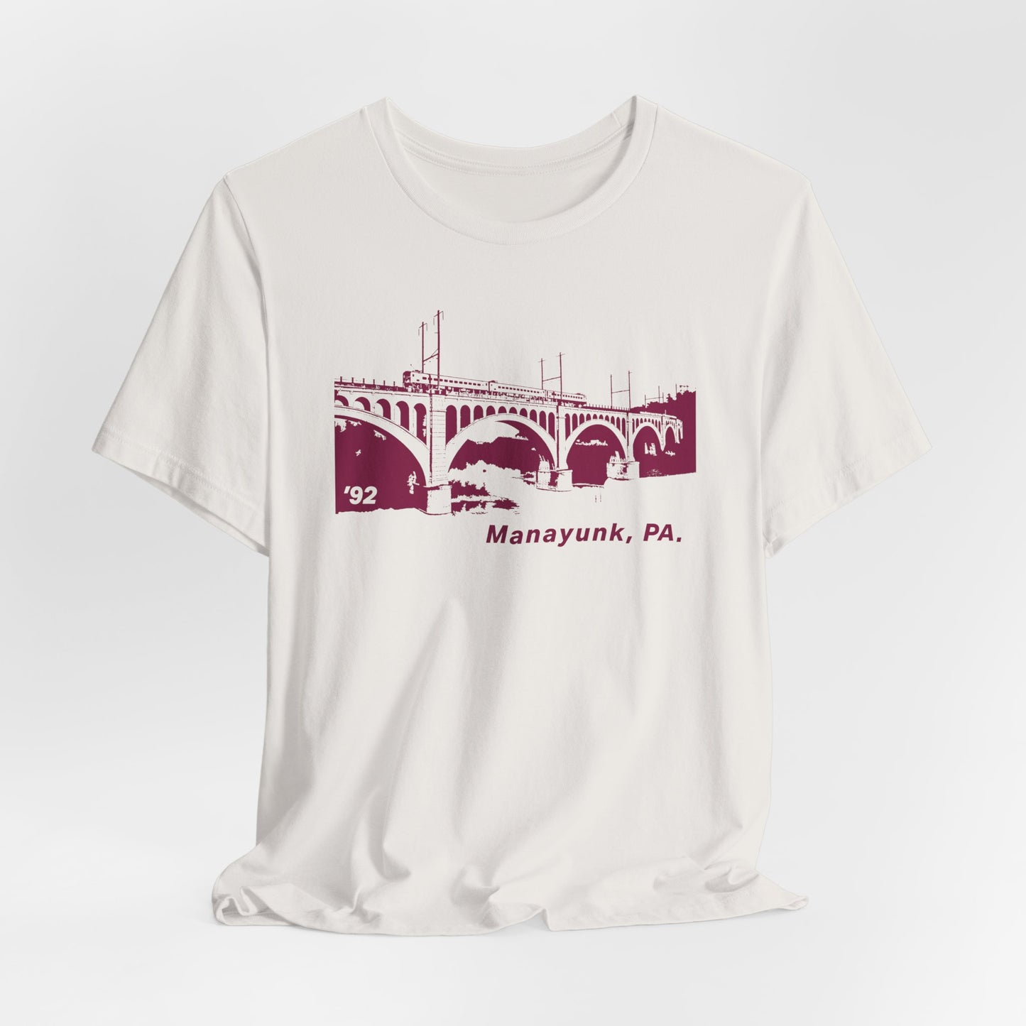 Manayunk PA Philadelphia Bridge Tee | 1992 Vintage Schuylkill Couture