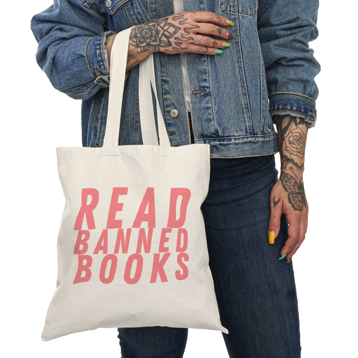 Read Banned Books Emerald Coast Florida Tote Bag | Double-Sided