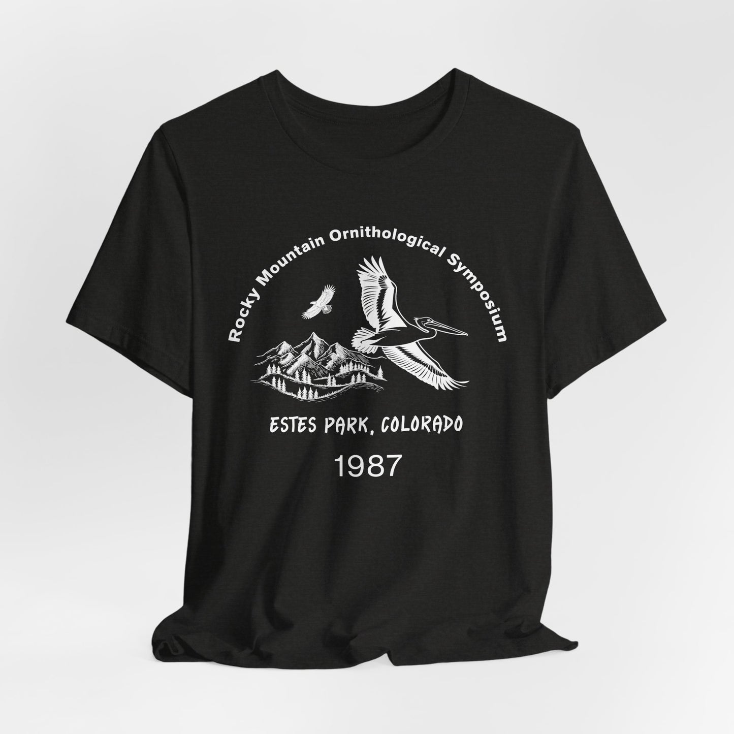Rocky Mountain Ornithological Society 1987 Estes Park Souvenir T‑Shirt