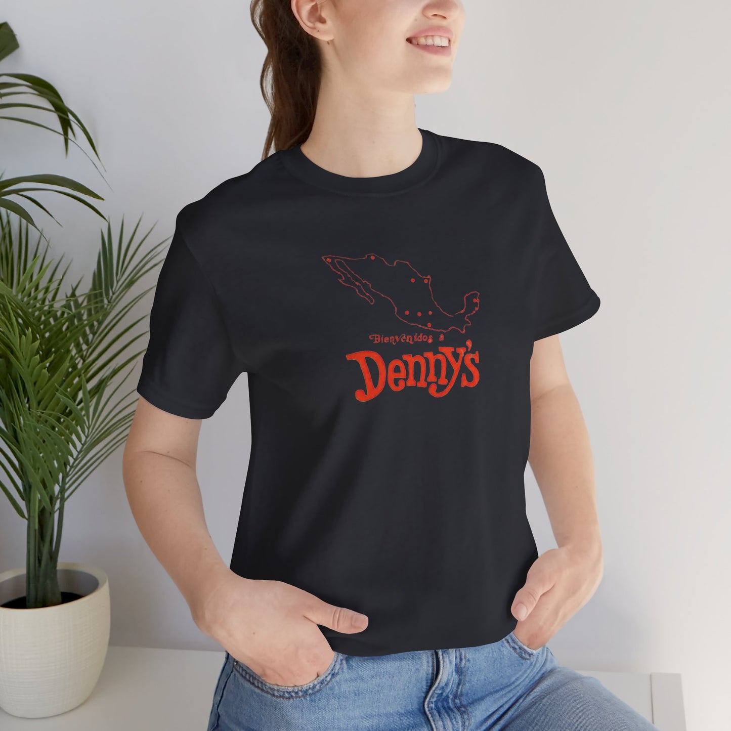 Vintage Denny's 1980s Tijuana Mexico Diner Road Trip Souvenir Tee