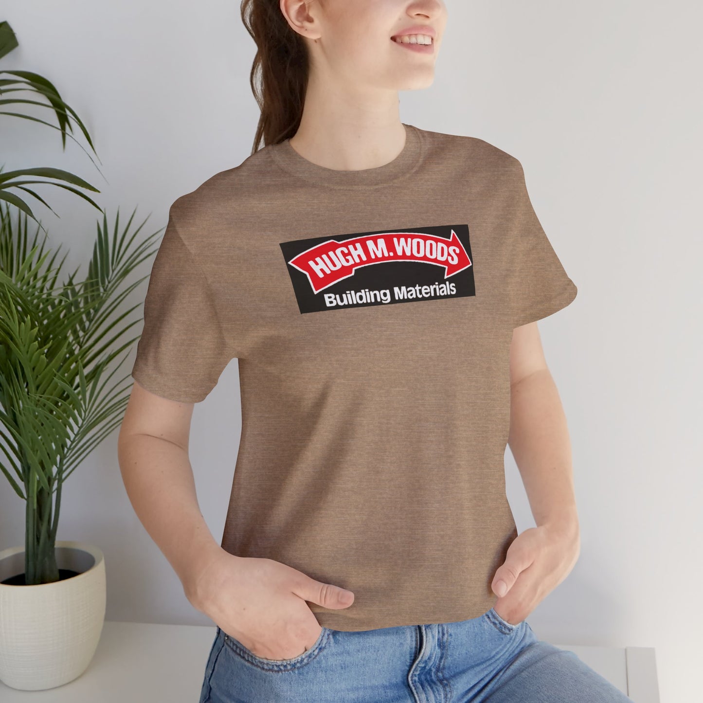 Hugh M. Woods Building Materials Denver Colorado Vintage Souvenir Work Unisex Tee