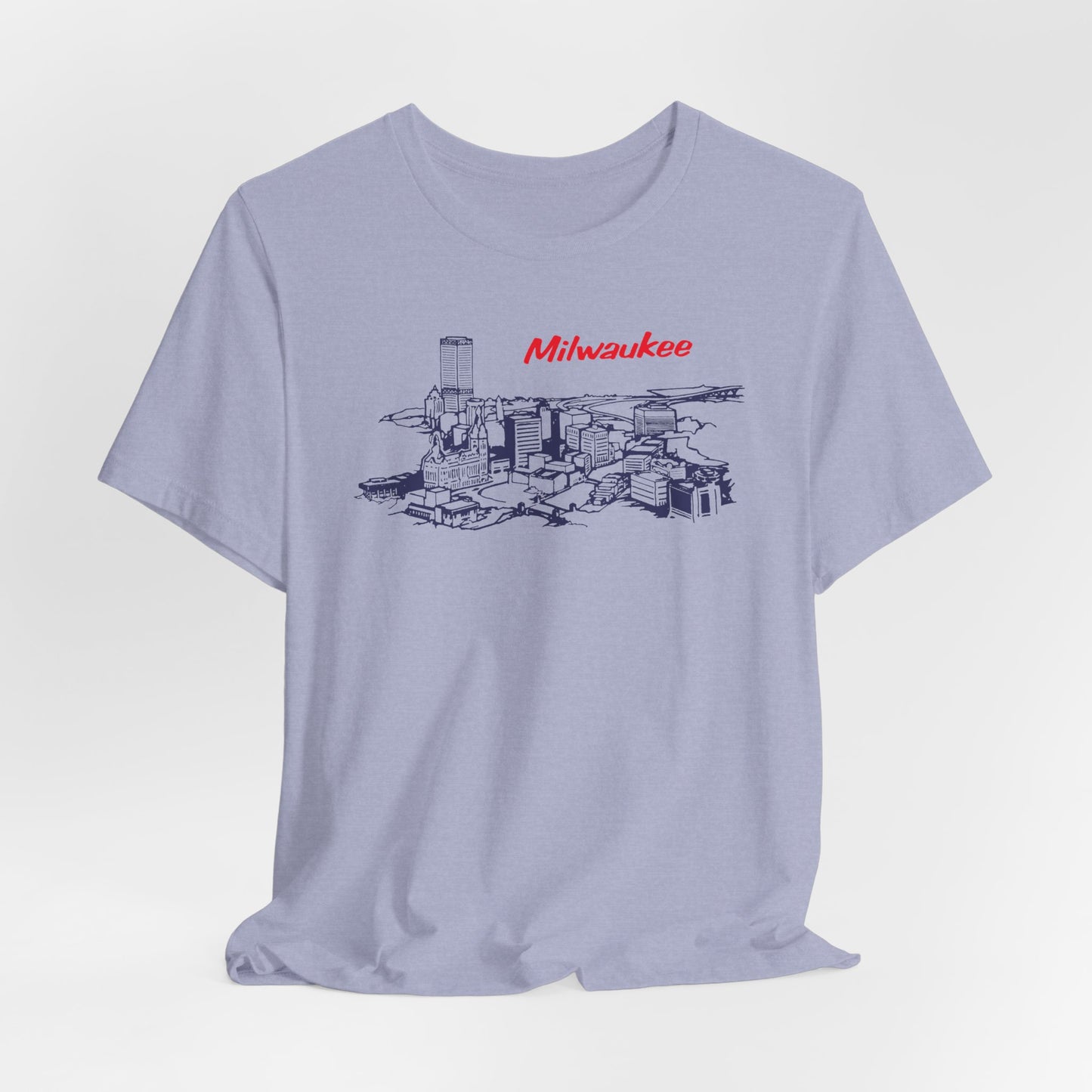 Boring Nerdy Milwaukee Generic Souvenir Tee | Perfect Basic T-shirt