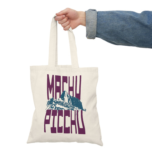 Machu Picchu Vintage South American Couture — Nobody Knows You Never Went Double‑Sided Canvas Tote