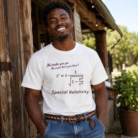 Special Relativity equation T-Shirt | Funny Physics Formula Tee