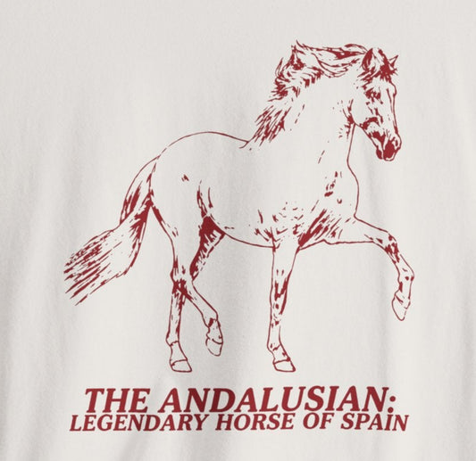 The Andalusian Legendary Horse of Spain | Vintage Souvenir Tee
