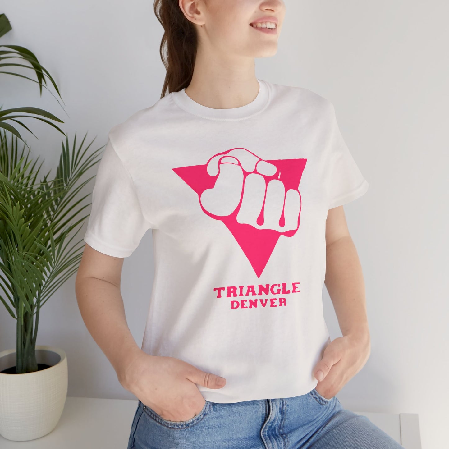 Triangle Denver Vintage Gay Bar Pride History Tribute Tee
