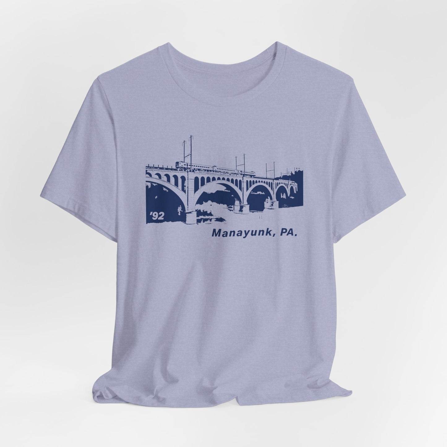 Manayunk PA Philadelphia Bridge Tee | 1992 Vintage Schuylkill Couture