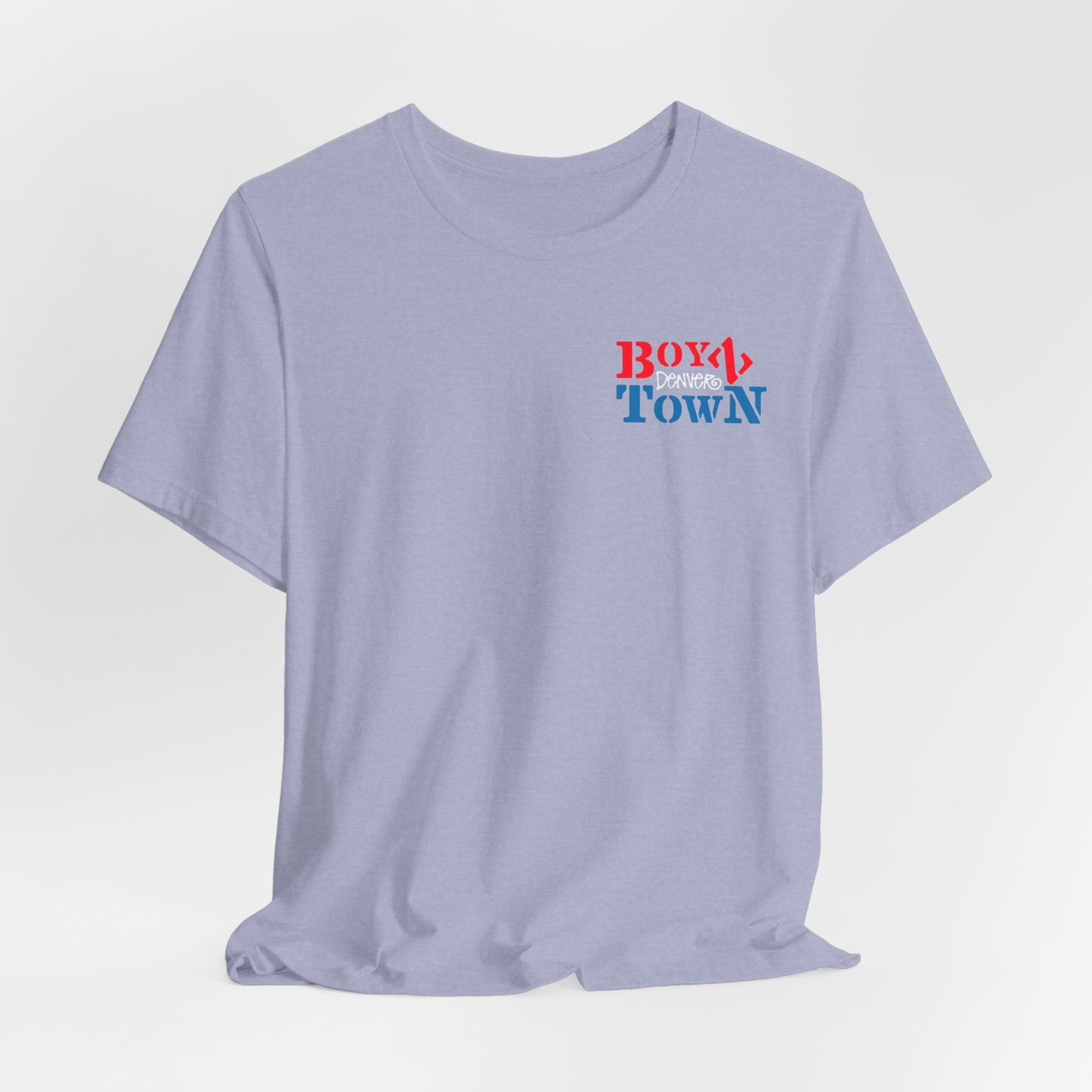 Boyz Town Denver South Broadway Tribute T-Shirt | Gay Bar Male Review