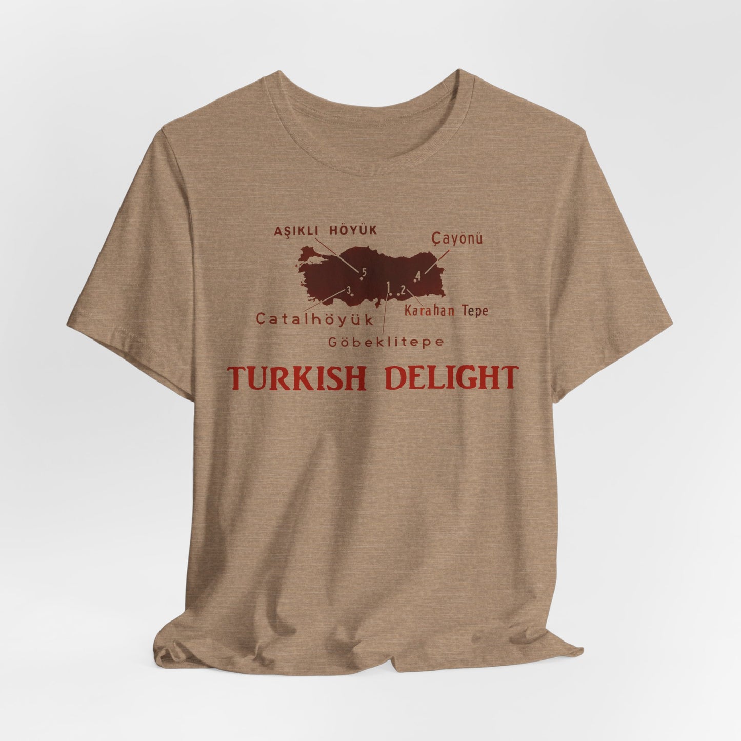 Turkish Delight Neolithic Archaeology Sites Tee | Vintage Souvenir