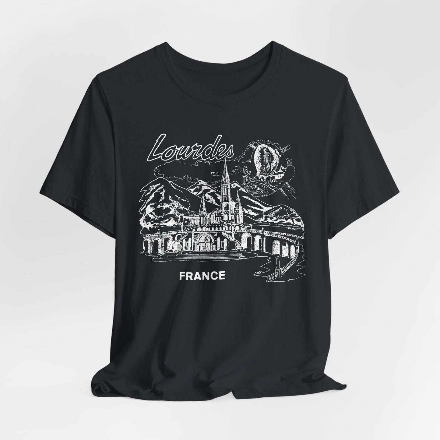 Lourdes France Vintage 1980s T-Shirt | Generic France
