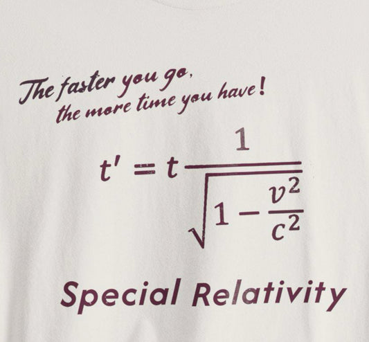 Special Relativity equation T-Shirt | Funny Physics Formula Tee