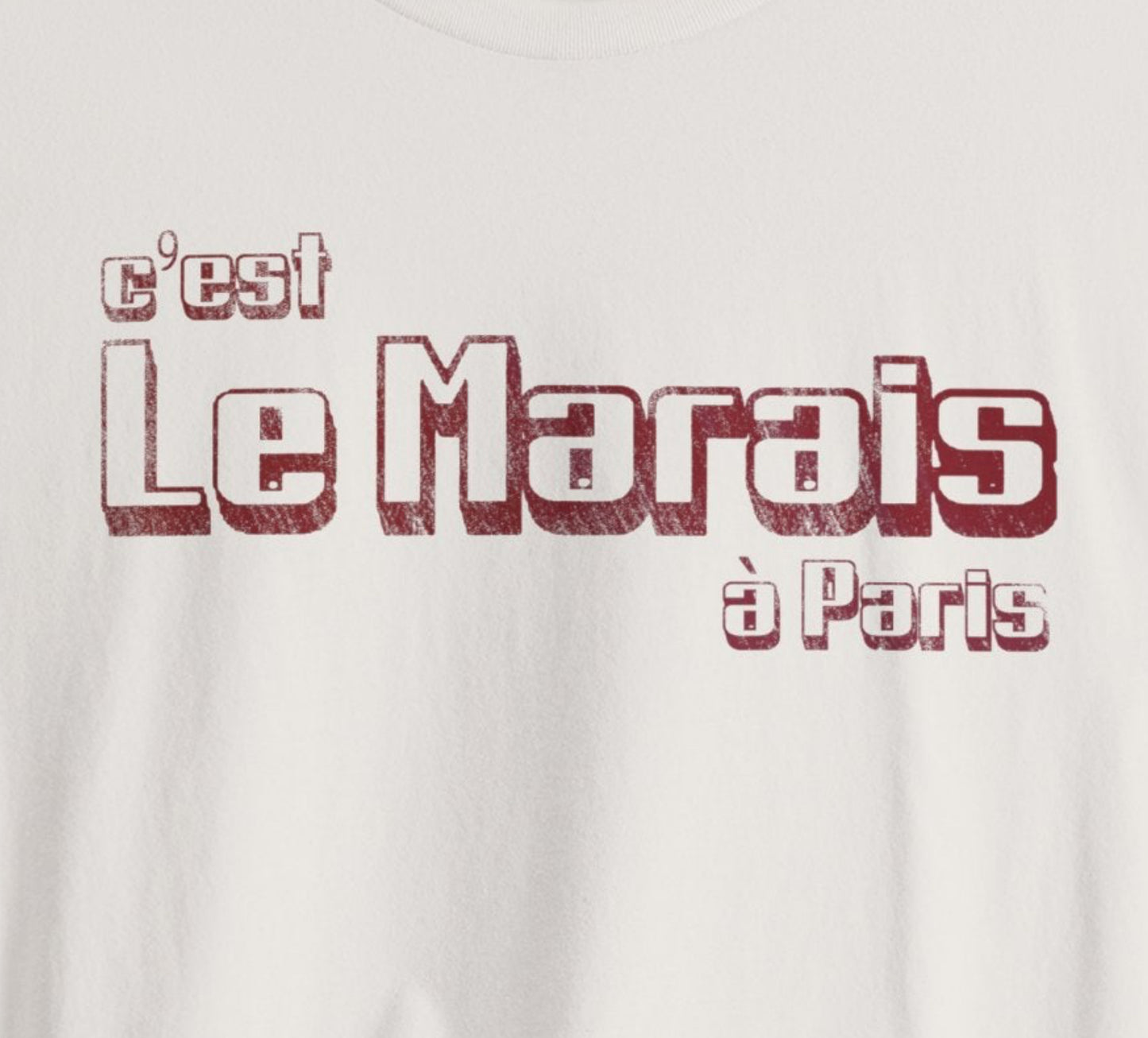 C’est Le Marais Paris Tee | French Très Cool Vintage T-Shirt