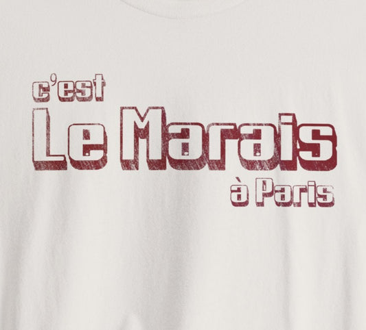 C’est Le Marais Paris Tee | French Très Cool Vintage T-Shirt